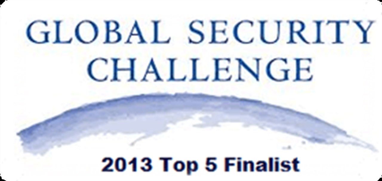 Global Security Challenge 2013 Top 5 Finalist badge